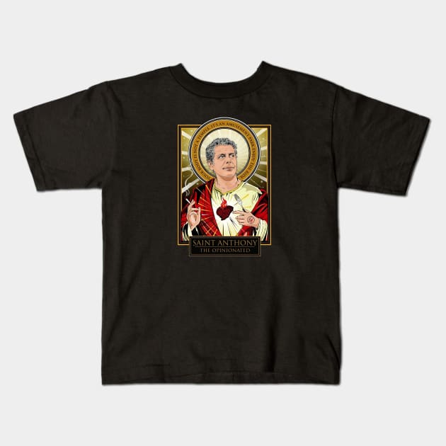 Anthony Bourdain t-shirt Kids T-Shirt by Galank